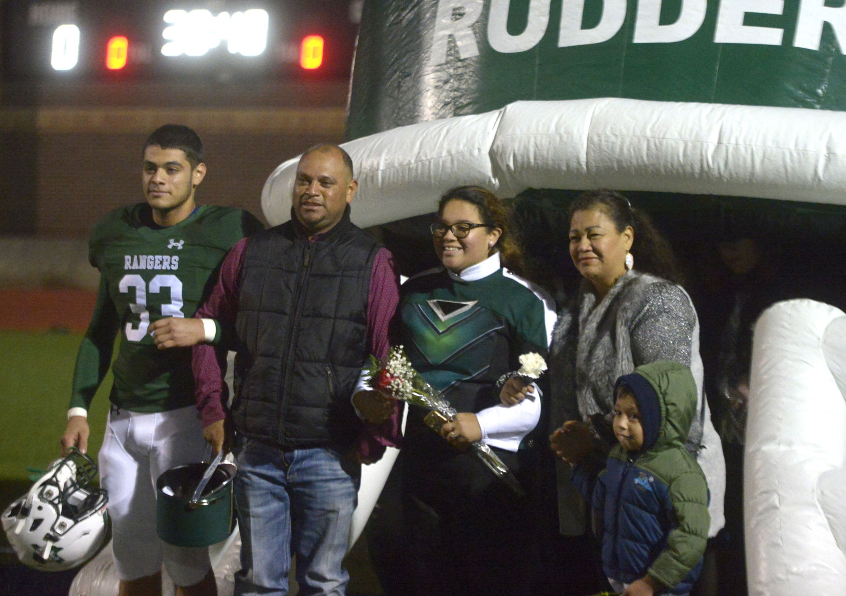 Rudder High School senior night 2019